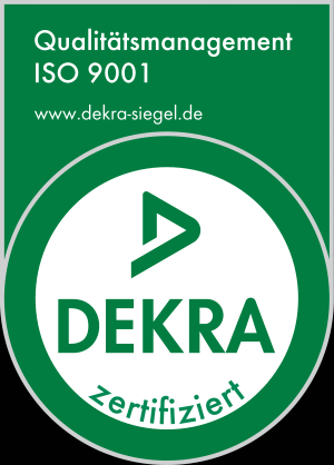 DEKRA Qualitätsmamagement zertifiziert